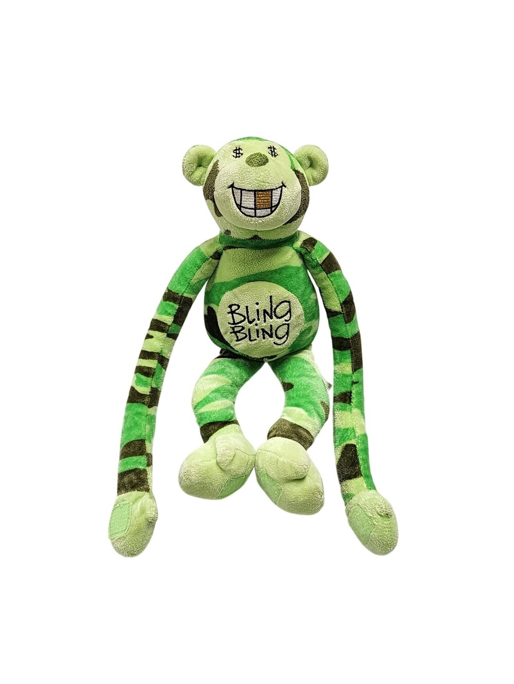 Animal Alley Toys R Us Bling Bling Camo Monkey Plush Stuffed Animal Long Arms